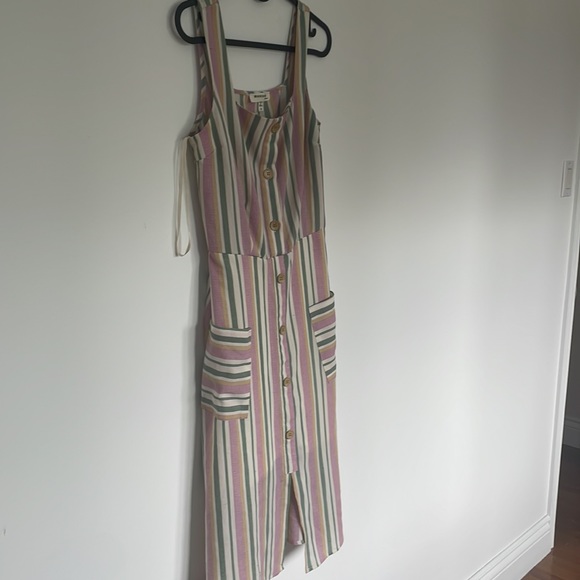 Striped sleeveless summer midi dress - Picture 5 of 5